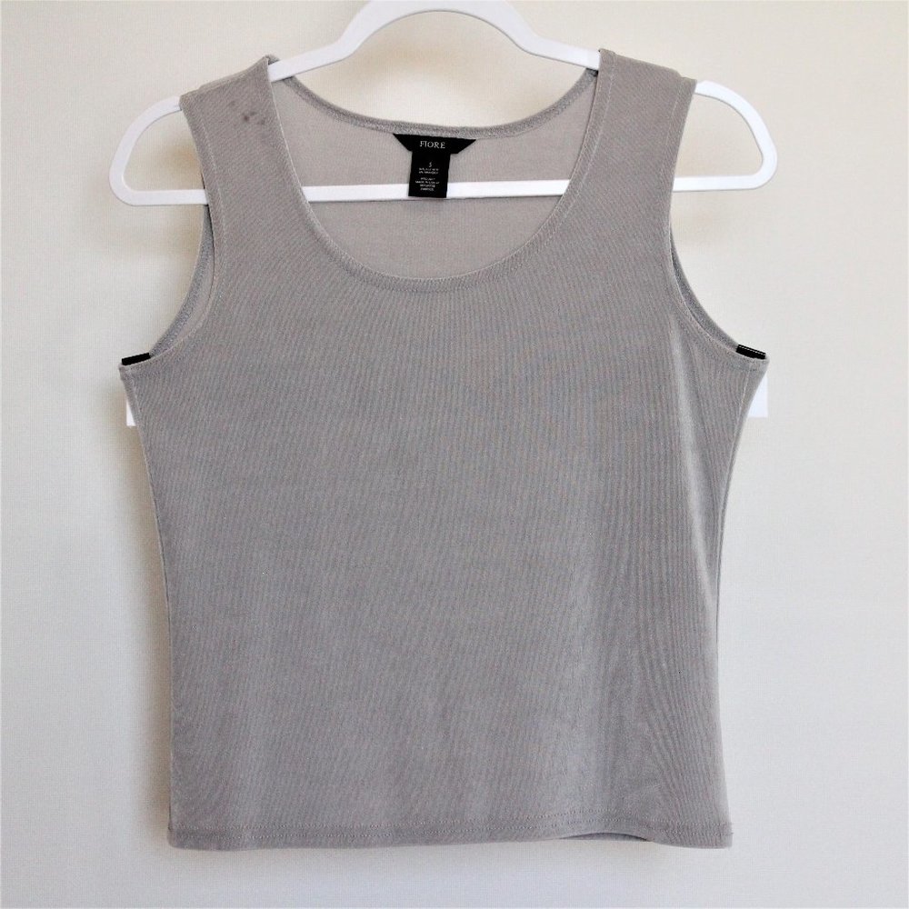 Fiore Womens Grey Tank Top S